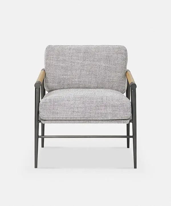 Solde Rowen - Fauteuil en tissu chiné par Four Hands