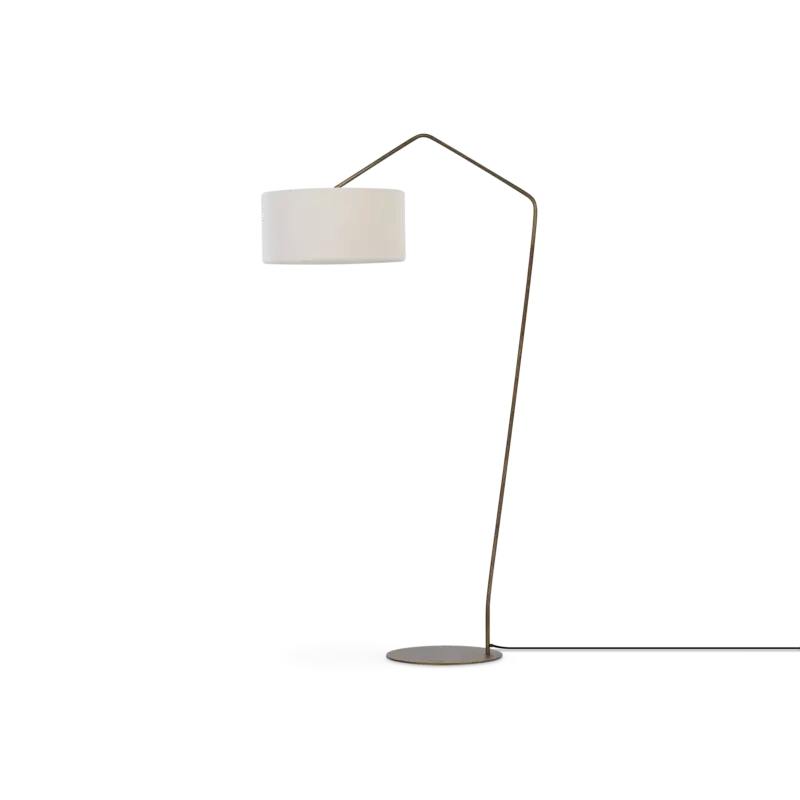 Arch - Lampe sur pied arquée en laiton Vente Directe