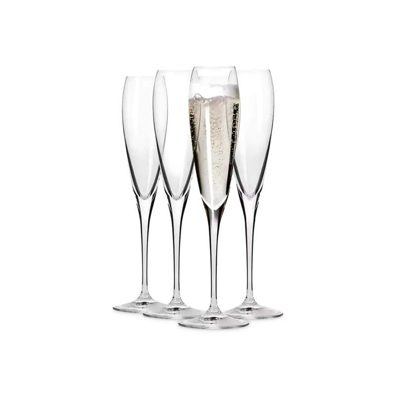 Marque Perla - ensemble de 4 flûtes à champagne