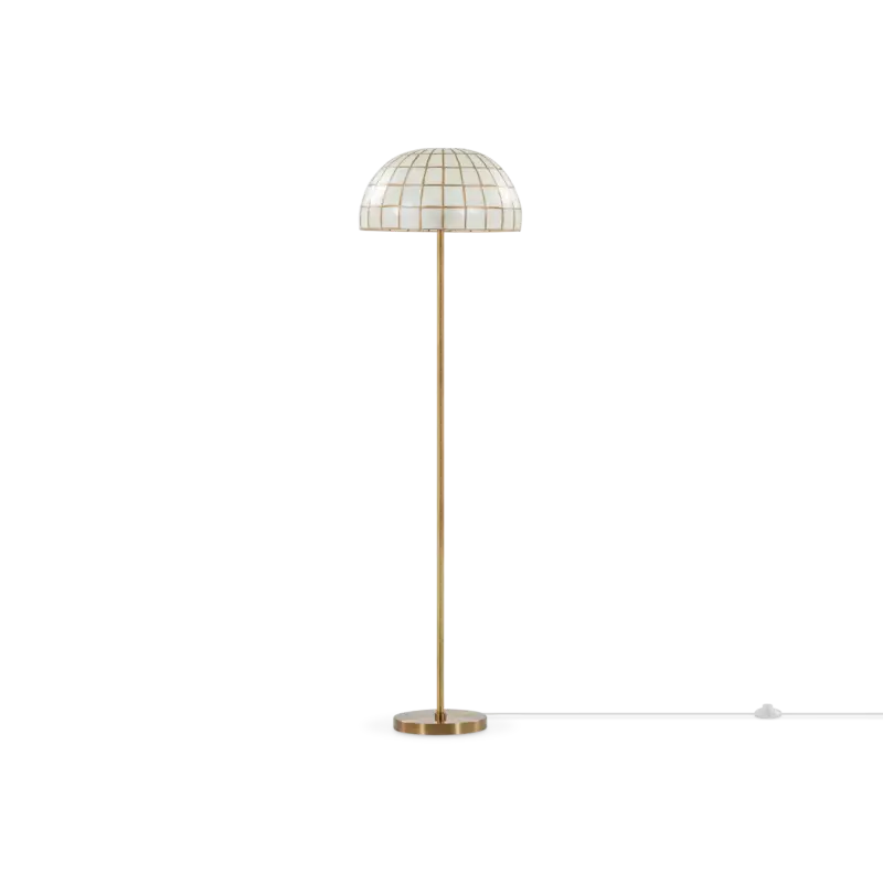 Freedom - lampe sur pied en capiz Prix Cassé