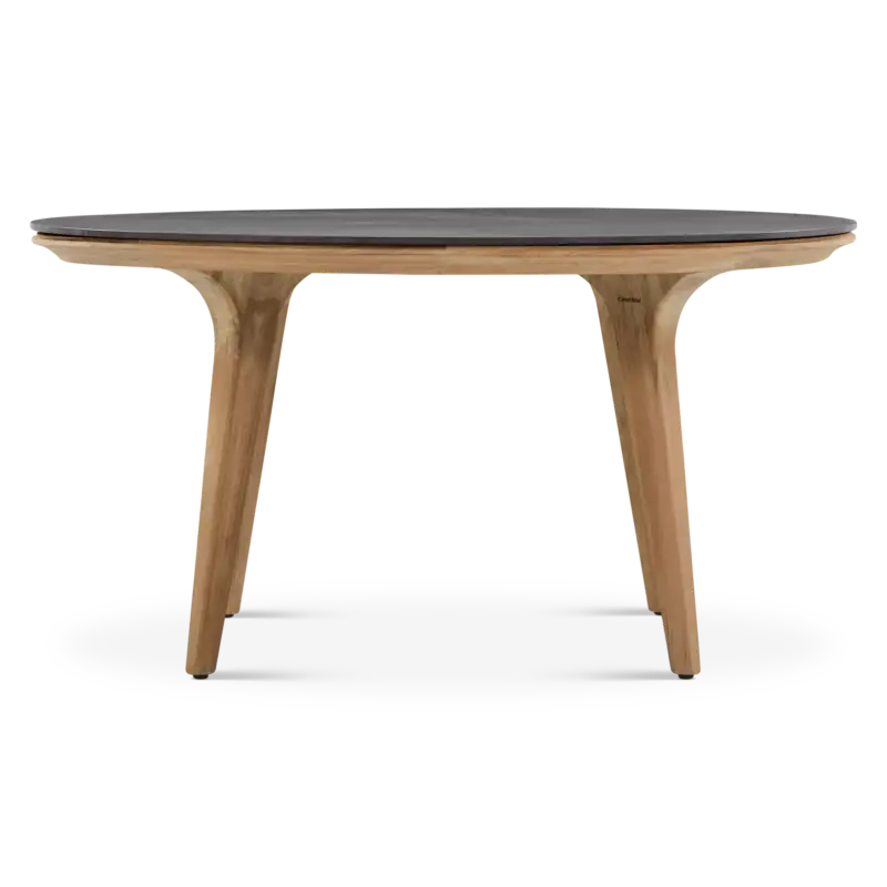 Prix Bas Aspect - Table à manger extérieure ronde en teck par Cane-line