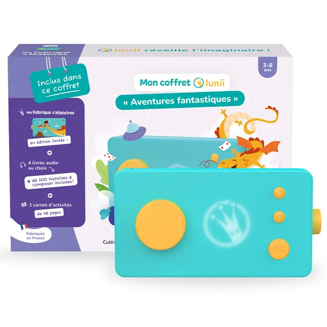 Lunii Coffret Aventures fantastiques Ma Fabrique à histoires made in France Prix Choc