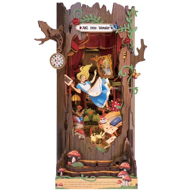 Super Prix Maquette serre-livres éclairée Alice au Pays des Merveilles 300 pièces Rolife