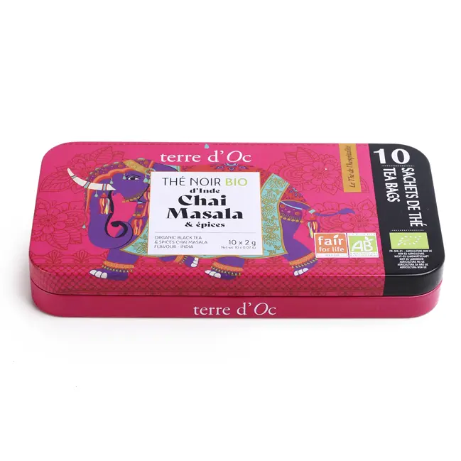 Coffret 10 infusettes thé Chai Masala bio Bon Marché