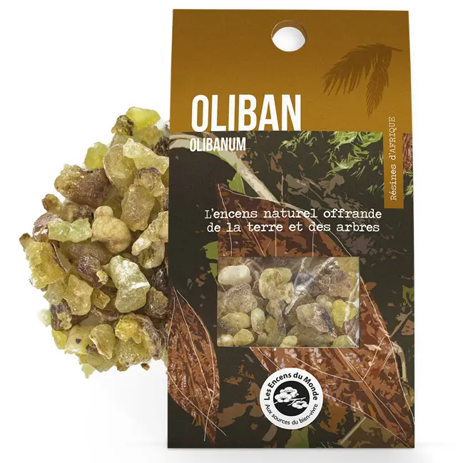 Résine naturelle à brûler oliban ambré Nouvelle Collection