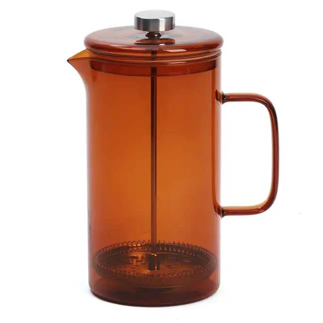 Cafetière à piston en verre borosilicate avec filtre inox Bon Marché