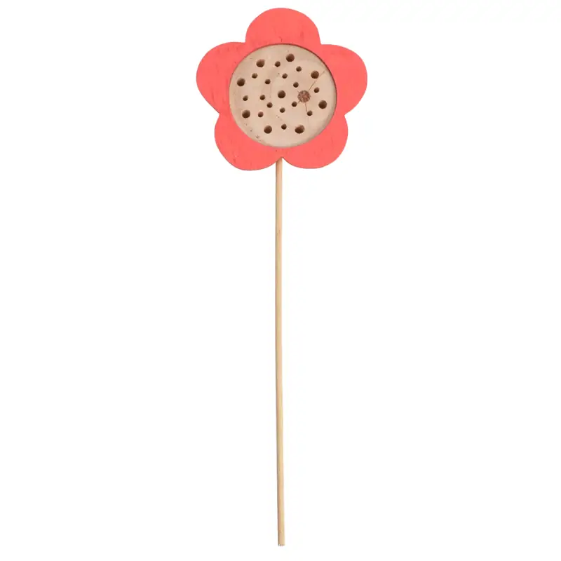 Commande En Gros Tuteur artisanal pour le jardin avec hôtel à insectes intégré en bois de pin