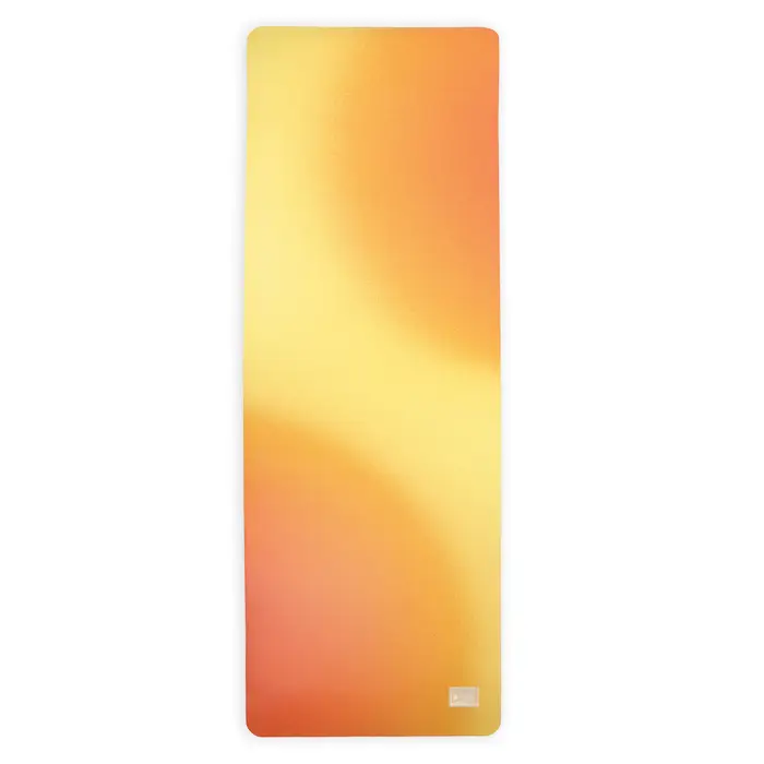 Haute Qualité Tapis de yoga antidérapant 5 mm pour pilates étirements relaxation et fitness Jaune