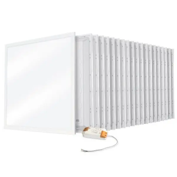 Affaire À Saisir Lot de 20 Dalles LED plafond 32W Eq 400W 600x600 Garantie 3 ans